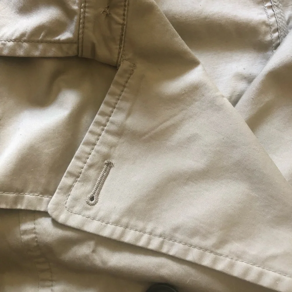 GAP 3/4 Length Sleeve Khaki Trench Coat